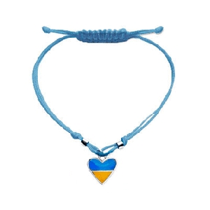 Bracelet Heart. Light Blue