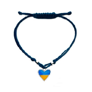 Bracelet Heart. Dark Blue