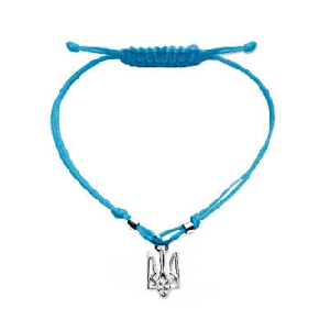 Bracelet Tryzub. Light  Blue