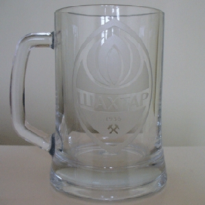 Shakhtar Donetsk Engraved Beer Mug