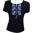 Embroidered Black Blouse 4