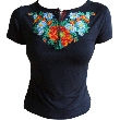 Embroidered Black Blouse 5