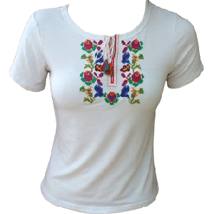 Embroidered White Blouse 2