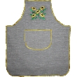 Embroidered Linen Apron 4