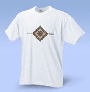 T-Shirt With Embroidery. White