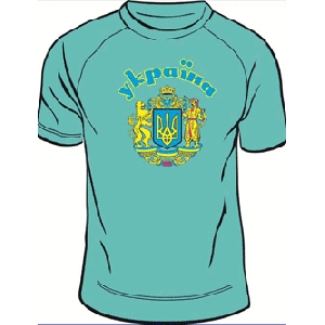 Футболка з гербом Українм