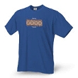 T-Shirt With Embroidery. Blue