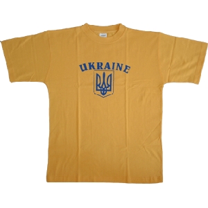 Українська футболка. Жовта