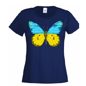 Ukrainian Women T-Shirt "Butterfly"
