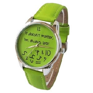 Watch "It Doesn't Matter, I'm Always Late!". Lime