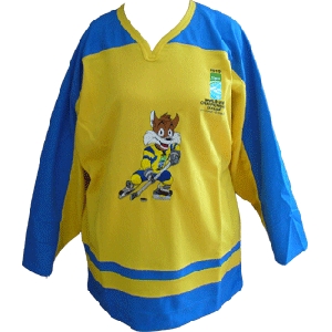 Official Ukrainian 2010 IIHF World Junior Championship Away Hockey Jersey