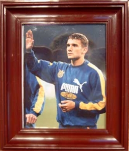 Table Top, Framed Picture of Andriy Shevchenko