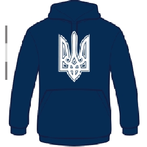 Ukrainian Hoodie. Navi. D1