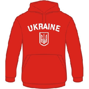 Ukrainian Hoodie. Red