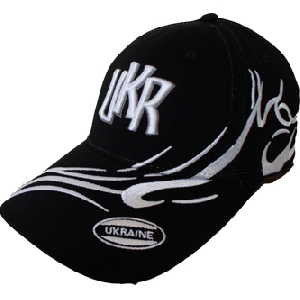 Ukrainian Cap. Black/White