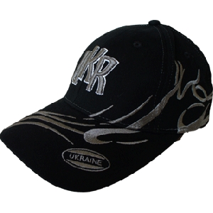 Ukrainian Cap. Black/Grey