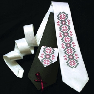 Men's Tie. White 1
