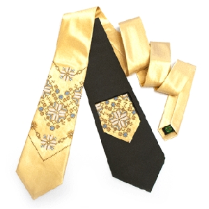 Men's Tie. Gold 2
