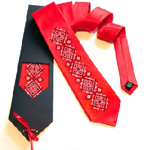 Men's Tie. Red 1