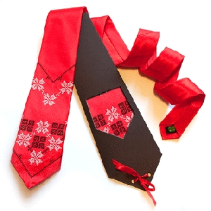 Men's Tie. Red 2