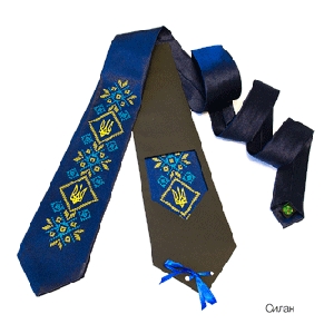 Ukrainian Patriotic Men's Tie "Sylan"
