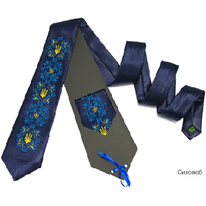 Ukrainian Patriotic Men's Tie "Sylolub"