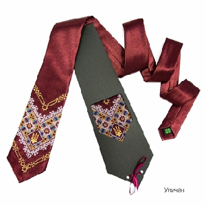 Ukrainian Patriotic Men's Tie "Ulychan"