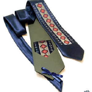 Men's Tie. Blue 3