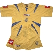 LOTTO, Home Replica Ukrainian National Team Soccer Set. # 7 Shevchenko. Yellow Shorts & Yellow Jersey