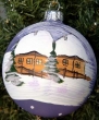 Christmas Ornaments "Snow-Storm". Four Ornaments Per Pack.