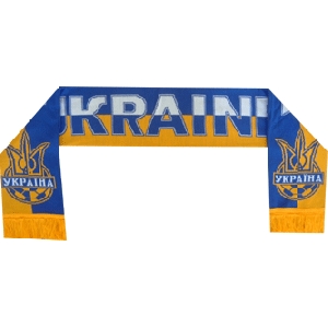Scarf of The Ukrainian National Soccer Team. D1