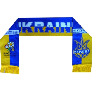 Scarf of Ukrainian National Soccer Team Euro 2012 Edition