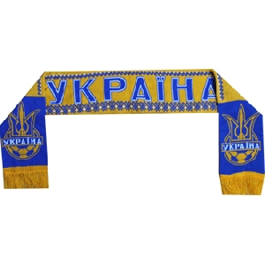 Scarf of the Ukrainian National Soccer Team. D6