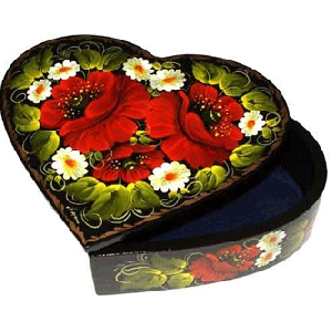 Handcrafted Heart Box FB16-2/M