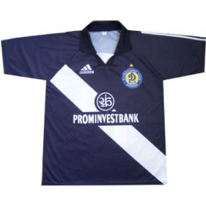 "Champions League", Away Soccer Jersey of Ukrainian Soccer Club "Dynamo" Kyiv. Short Sleeve #10 Shevchenko