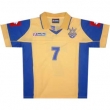Home, Replica Soccer Jersey of Ukrainian National Team. Short Sleeve #7 Shevchenko