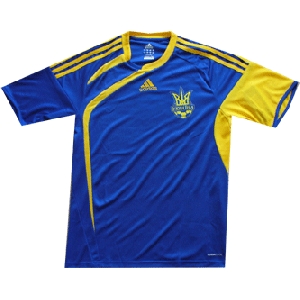 Official ADIDAS Away Soccer Jersey of Ukrainian National Team 09/10