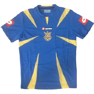 Official LOTTO Replica, World Cup Edition, Away Soccer Jersey of Ukrainian National Team