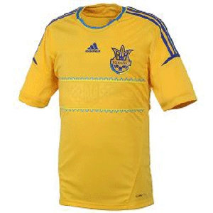 Official 11/12 Adidas Home Soccer Jersey of Ukrainian National Team