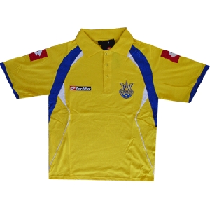 LOTTO, Home Ukrainian National Soccer Team Golf Polo Shirt