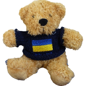 Ukrainian Teddy Bear With Black Top
