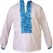 Boy's Cotton Hand Embroidered Shirt. W1