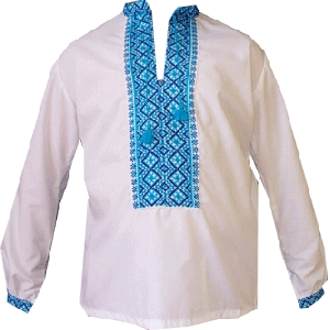 Boy's Cotton Hand Embroidered Shirt. W1