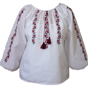 Girls Cotton Hand Embroidered Blouse. W2