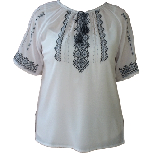 Chiffon Hand Embroidered Blouse. W1