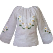Linen Hand Embroidered Blouse. W2