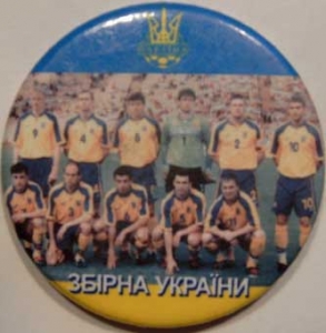 Soccer Pin. Ukrainian National Soccer Team