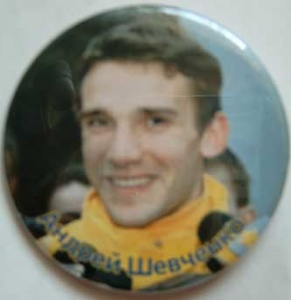 Soccer Pin. Andriy Shevchenko. 2